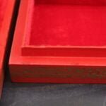 Creamy Paper mache Jewelry box organiser decor gifts-