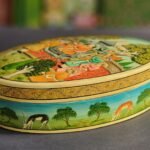 Handmade oval jewelry box for engagement ring box-