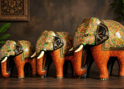 Elephant figurine family of 3 | Unique gifts