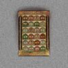 Handmade Jewellery storage box real gold paintwork from Kashmir papier mache-