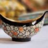 Floral Handmade Ashtray- Gift for him - Floral handmade paintings sycamore themes in different colors. 12 cm x 9 cm x 9 cm-