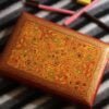 Creamy Paper mache Jewelry box organiser decor gifts-