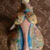 Elephant Sculpture paper mache decor - Mughal Trumpet Made in Kashmir India-