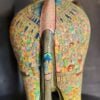 Elephant Sculpture paper mache decor - Mughal Trumpet Made in Kashmir India-