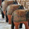 Elephant figurine family of 3 | Unique gifts