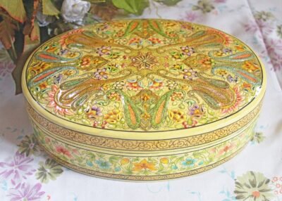 Engraved Jewelry Box: Preserve Your Precious Jewelry with our Handcrafted Embossed Art Velvet Jewelry Box - Made with Love in Kashmir