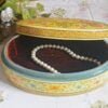 Engraved Jewelry Box: Preserve Your Precious Jewelry with our Handcrafted Embossed Art Velvet Jewelry Box - Made with Love in Kashmir