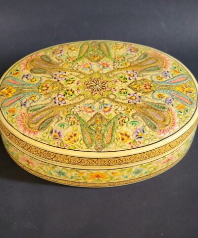 Engraved Jewelry Box: Preserve Your Precious Jewelry with our Handcrafted Embossed Art Velvet Jewelry Box - Made with Love in Kashmir