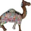 Exquisite Camel Statue Figurines: Antique Paper Mache Mughal Design Sculpture Ornaments for Home Decor