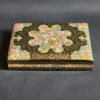 Floral Engraved Jewelry Box - Wedding Keepsake Real Gold Art 10 inches
