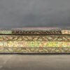 Floral Engraved Jewelry Box - Wedding Keepsake Real Gold Art 10 inches