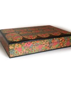 Floral Hazara Paper Mache Box