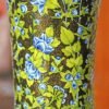Gold vase fall room decor gift for bride wedding hand painted with real gold colors in Kashmir-