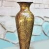 Paper Mache Kashmir Handicraft Vase,Handmade Cylinder Flower Vase: Add Modern Style to Your Home Decor with This Unique and Elegant Piece