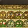 Handmade Jewellery storage box real gold paintwork from Kashmir papier mache-