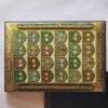Handmade Jewellery storage box real gold paintwork from Kashmir papier mache-