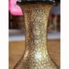 Handmade Kashmiri vase Papier Mache - 16'' Tall with Gold Chinar Leaf Painting, Perfect for Bedroom Decor or Wedding Gift