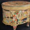 Handmade Papier Mache Epoxy Coffee Table: Perfect Addition to Your Lovely Girl's Room Decor, Crafted with Love in Kashmir, India