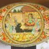 Handmade Papier Mache Epoxy Coffee Table: Perfect Addition to Your Lovely Girl's Room Decor, Crafted with Love in Kashmir, India