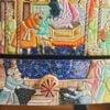 Handmade Papier Mache Epoxy Coffee Table: Perfect Addition to Your Lovely Girl's Room Decor, Crafted with Love in Kashmir, India
