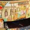 Handmade Papier Mache Epoxy Coffee Table: Perfect Addition to Your Lovely Girl's Room Decor, Crafted with Love in Kashmir, India