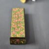 Handmade pencil pouch the personalized summer gifts box with floral painting paper mache