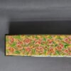 Handmade pencil pouch the personalized summer gifts box with floral painting paper mache