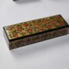 Handmade pencil pouch the personalized summer gifts box with floral painting paper mache