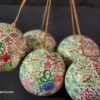 Handmade rustic baubles and Folk art wall decor-