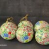 Handmade rustic baubles and Folk art wall decor-