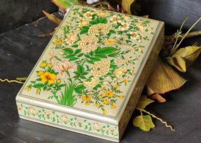 Jewellery gifts box for wedding favors - Handmade in Kashmir from paper mache