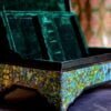 Jewelry display box for Wedding decor-Hand painted gift-wood keepsake 12 inch x 8 inch-