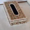Kashmir Paper mache napkin box - Handmade for car and kitchen decor ( Made to order)