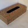 Kashmir Paper mache napkin box - Handmade for car and kitchen decor ( Made to order)
