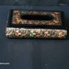Kitchen art decor napkin holder box painted tissue cover bathroom decoration-