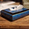 Kitchen art decor napkin holder box painted tissue cover bathroom decoration-
