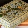 Mughal Art Floral and Bird Lacquered Jewelry Box - Perfect for Holiday Decor and Gifting