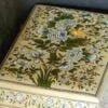 Mughal Art Floral and Bird Lacquered Jewelry Box - Perfect for Holiday Decor and Gifting