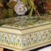 Mughal Art Floral and Bird Lacquered Jewelry Box - Perfect for Holiday Decor and Gifting