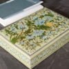 Mughal Art Floral and Bird Lacquered Jewelry Box - Perfect for Holiday Decor and Gifting