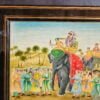 Regal Elegance Wall Art: Handmade Mughal Arts Elephant Infantry Wall Art, Perfect for Home and Office Décor