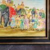 Regal Elegance Wall Art: Handmade Mughal Arts Elephant Infantry Wall Art, Perfect for Home and Office Décor