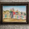 Regal Elegance Wall Art: Handmade Mughal Arts Elephant Infantry Wall Art, Perfect for Home and Office Décor