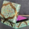 Silver Painted Jewelry Keepsake box organizer for couple gifts