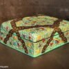Silver Painted Jewelry Keepsake box organizer for couple gifts