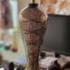 Table lamp base Vintage home decor art, Made in Kashmir from papier mache-