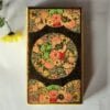Vintage Real Gold box Kashmir jewelry storage holiday decor-