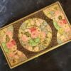 Vintage Real Gold box Kashmir jewelry storage holiday decor-