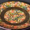 Wall plate Vintage (2000s) Real Gold painted Wall Art Paper mache Gulandar Gul design-