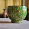 Wedding gift Paper mache ramen fruit bowl and Selenite kitchen decor